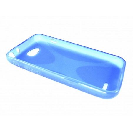 Funda Gel Tpu Lg Optimus L90 D405N  X Line Color Azul