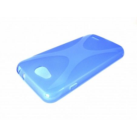 Funda Gel Tpu Lg Optimus L90 D405N  X Line Color Azul