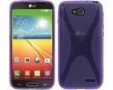 Funda Gel Tpu Lg Optimus L90 D405N  X Line Color Morada