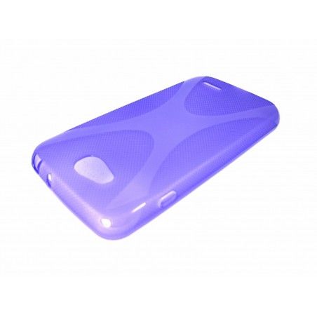 Funda Gel Tpu Lg Optimus L90 D405N  X Line Color Morada