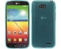 Funda Gel Tpu Lg Optimus L90 D405N Color Azul / Celeste