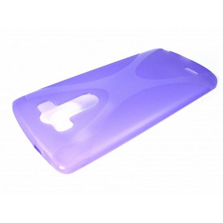 Funda Gel Tpu Lg G3 D855  X Line Color Morada