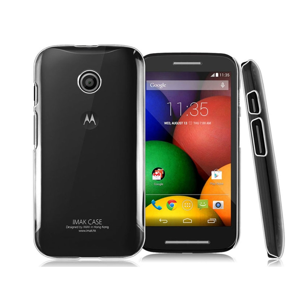Carcasa Funda Dura Transparente Imak para Motorola Moto E