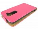 Funda Piel Premium Ultra-Slim Lg Optimus G2 Mini D620 Rosa / Fucsia