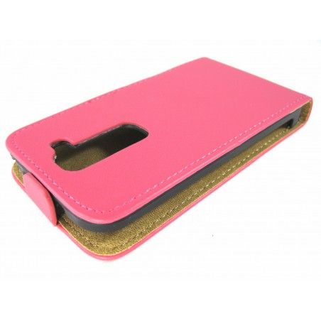 Funda Piel Premium Ultra-Slim Lg Optimus G2 Mini D620 Rosa / Fucsia
