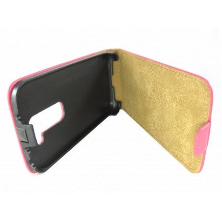 Funda Piel Premium Ultra-Slim Lg Optimus G2 Mini D620 Rosa / Fucsia
