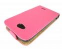 Funda Piel Premium Ultra-Slim Lg Optimus L90 D405N Rosa / Fucsia
