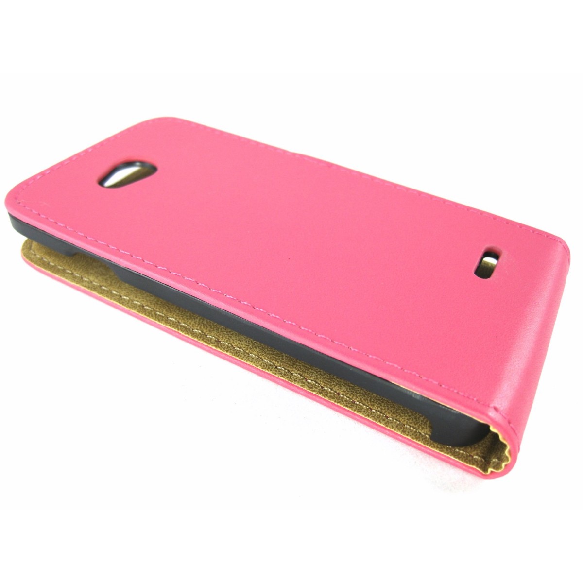 Funda Piel Premium Ultra-Slim Lg Optimus L90 D405N Rosa / Fucsia