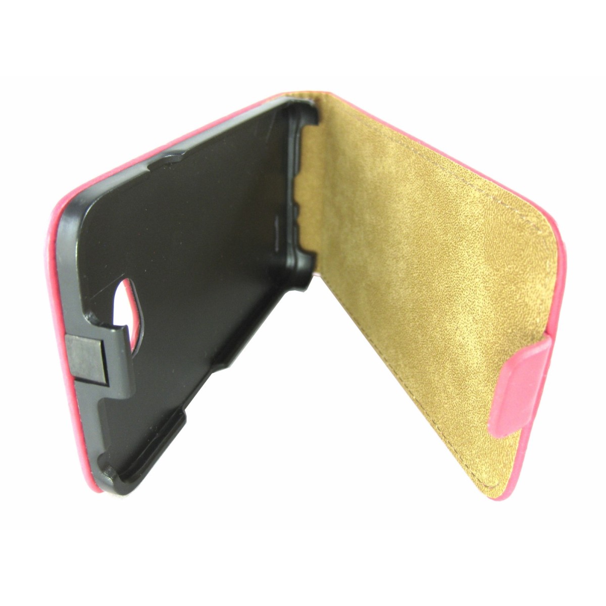 Funda Piel Premium Ultra-Slim Lg Optimus L90 D405N Rosa / Fucsia