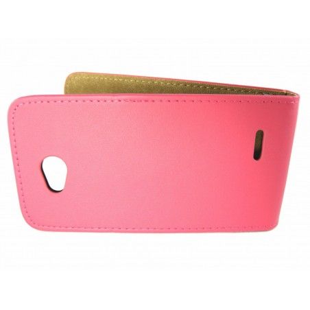 Funda Piel Premium Ultra-Slim Lg Optimus L90 D405N Rosa / Fucsia