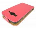 Funda Piel Premium Ultra-Slim Samsung Galaxy Core 4G G386F Lte Roja