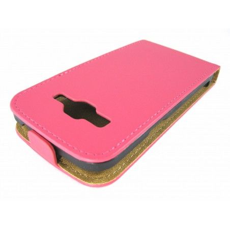 Funda Piel Premium Ultra-Slim Samsung Galaxy Core 4G G386F Lte Rosa