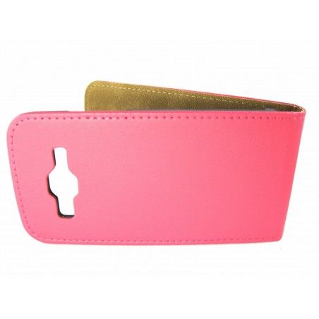 Funda Piel Premium Ultra-Slim Samsung Galaxy Core 4G G386F Lte Rosa