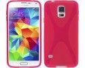 Funda Gel Tpu Samsung Galaxy S5 Mini G800F  X Line Color Rosa