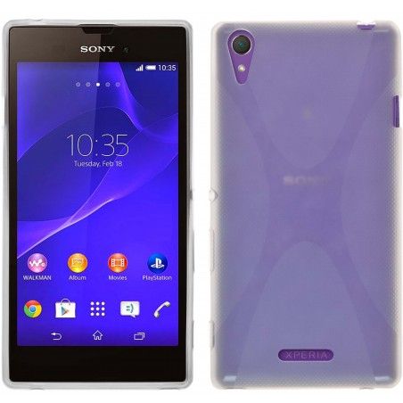 Funda Gel Tpu Sony Xperia T3  X Line Color Transparente