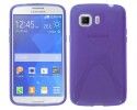 Funda Gel Tpu Samsung Galaxy Young 2 G130H X Line Color Morada