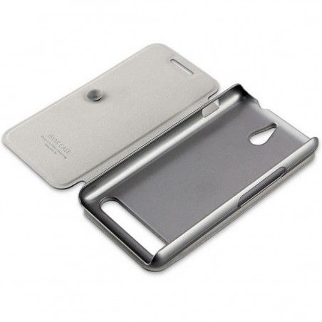 Funda Soporte Piel Texturizada Negra Imak para Sony Xperia E1