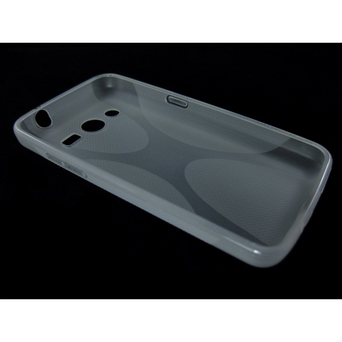 Funda Gel Tpu  Samsung Galaxy Core 4G G386F X Line Color Transparente