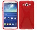 Funda Gel Tpu  Samsung Galaxy Core 4G G386F X Line Color Roja