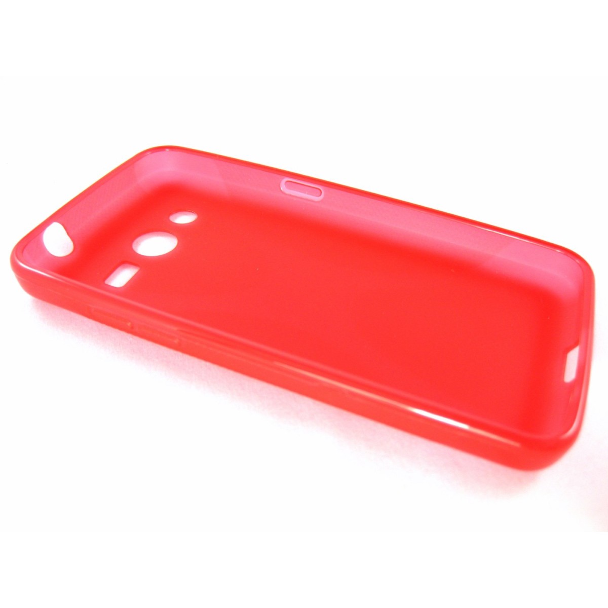 Funda Gel Tpu  Samsung Galaxy Core 4G G386F X Line Color Roja